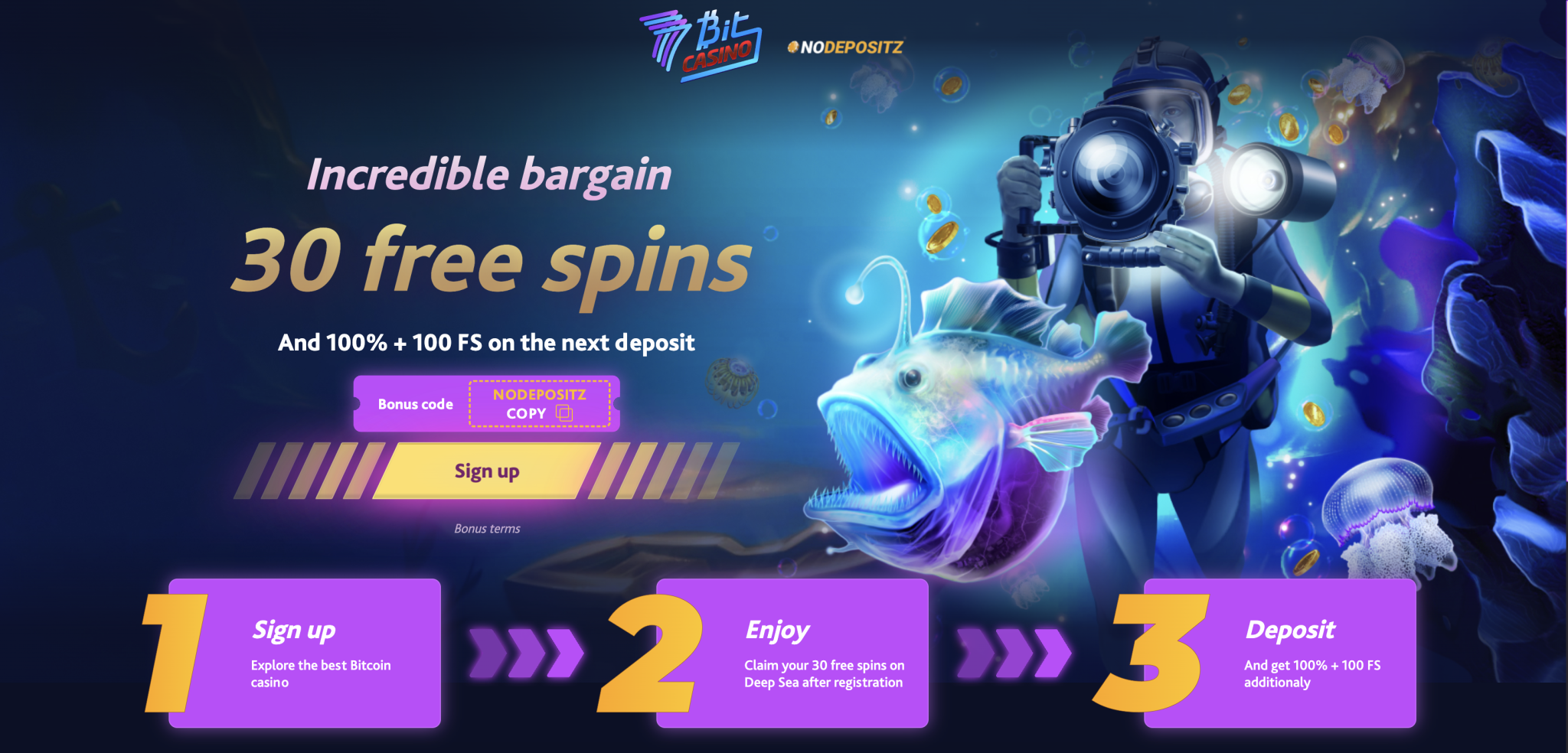 7Bit Casino No Deposit Bonus & Promo Code 2024 Free Spins NoDepositz