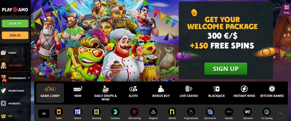 PlayAmo Casino Review with Bonus Codes