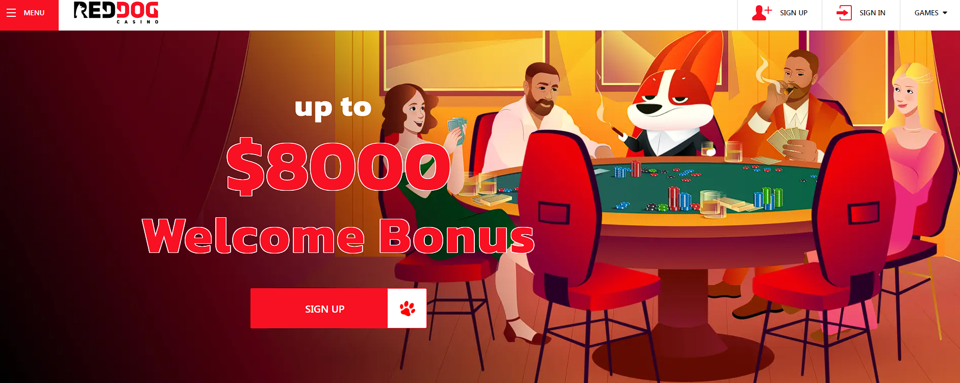 Red Dog Casino Review with Bonus Codes