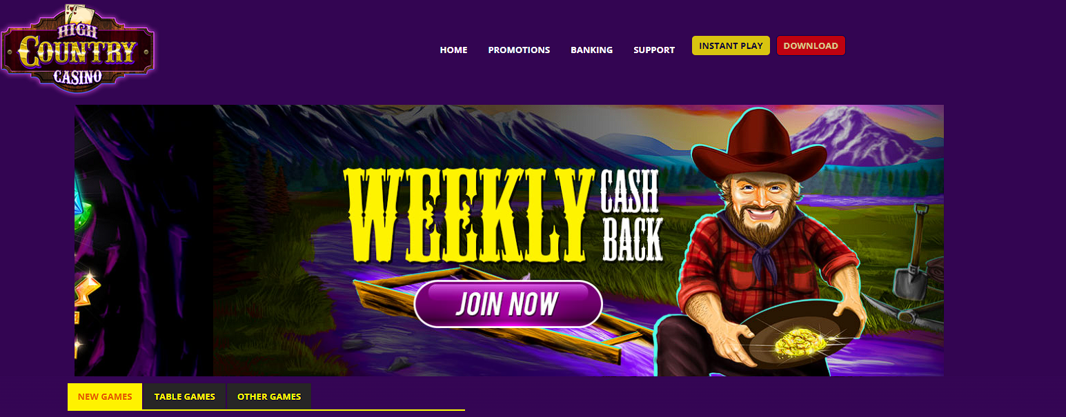High Country Casino Review With No Deposit Bonus