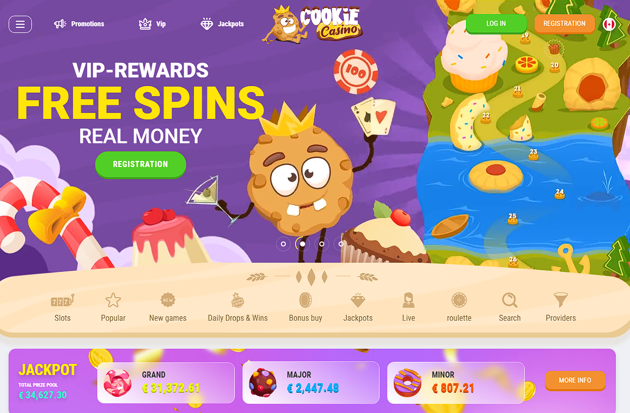 Cookie Casino ervaringen met no deposit bonus