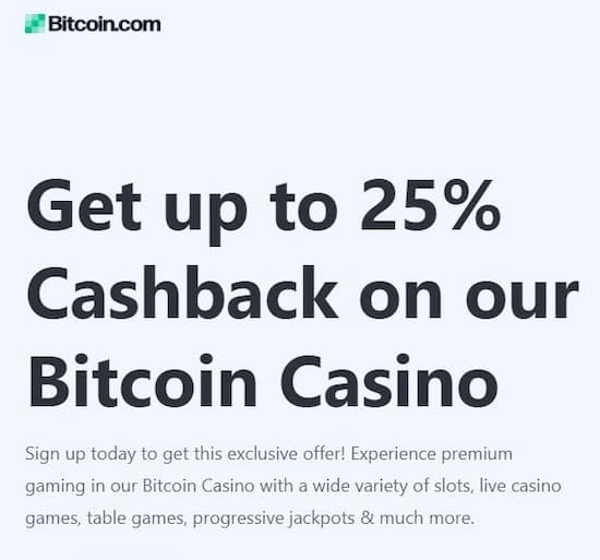 Bitcoin.com Games Casino Review with No Deposit Bonuses