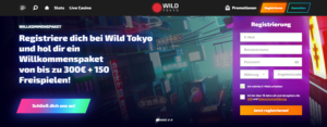 Wild Tokyo Casino Erfahrungen & Test mit Bonus ohne Einzahlung