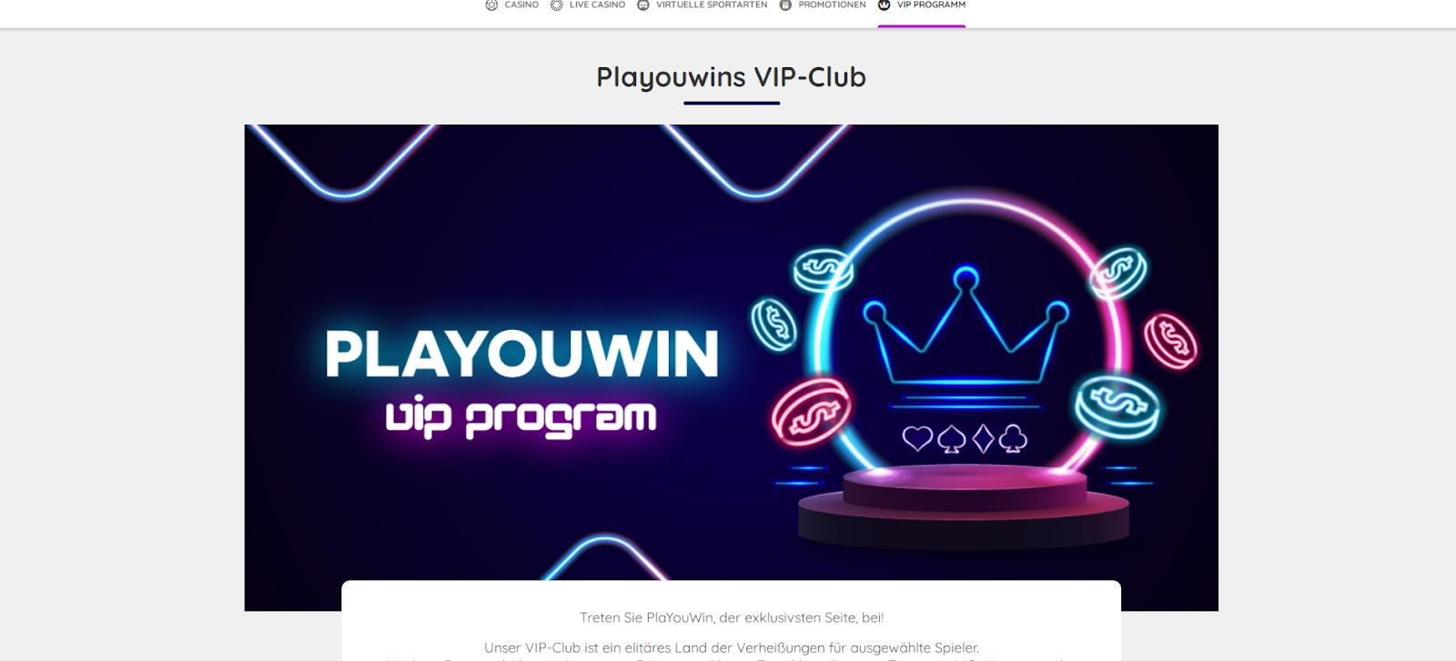 Playouwin Casino Erfahrungen & Test mit Bonus ohne Einzahlung
