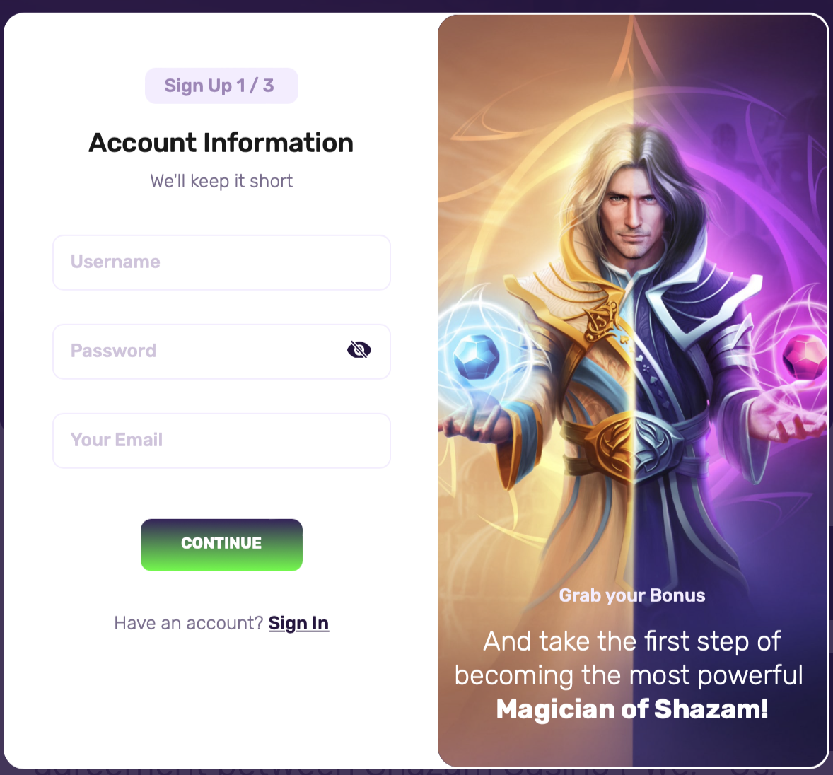 Shazam Casino ervaringen met No Deposit Bonus