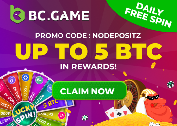 bc.game no deposit bonus code banner